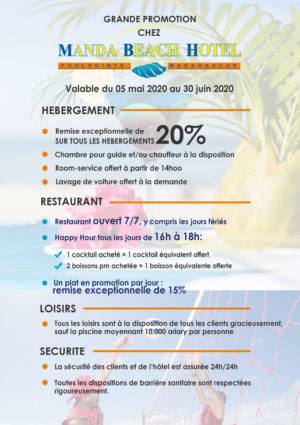 Manda Beach Grande promotion